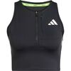 Adidas - Adizero Crop Tank Top - Women's - Black