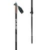 Alpina - Pioneer Adj Ski Poles - Black/Red