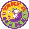 Apply Stickers - Take A Hike Sticker - Yellow