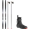 Atomic - Pro Skate Gen S Hard Ski Package w/ Poles - Black/Grey/Red/Black/Grey