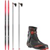 Atomic - Redster S7 Gen S Medium Skate Ski Package w/ Poles - Red/Black/Black/Grey