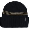 Autumn - Mini Stripe Beanie - Black