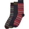 Barbour - Marlow Fair Isle Sock Gift Box - Olive