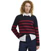 Navy/Poppy Red