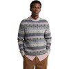 Barbour - Dalehead Fairisle Crew Sweater - Men's - Light Grey