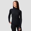 Backcountry - Pines Microgrid Ultra-Lt Baselayer 1/2-Zip Top - Women's - Black