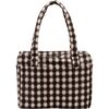 Blurred Gingham Brown