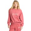 Billabong - Vibes Kendal Crew Fleece Pullover - Women's - Mineral Red