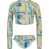 Billabong - Sol Playa Crop Rashguard 2-Piece Swimsuit Set - Girls' - Tidepool