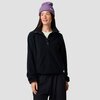 Basin and Range - Post-Hike Polar Fleece 1/4 Snap Pullover - Women's - Black