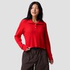 Basin and Range - Wynea Waffle Henley - Women's - Goji Berry