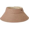 Brixton - Jasmine Packable Visor - Italian Clay/Natural
