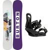 Burton - Hideaway Snowboard + Citizen Re:Flex Binding - Women's - One Color/Black