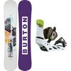 Burton - Hideaway Snowboard + Lexa X LTD Re:Flex Binding - Women's - One Color/Green/White/Black