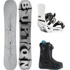 Burton - Custom X Camber w/ Photon BOA + Cartel X EST Snowboard Pkg - Etched,White,Black