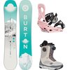 Burton - Yeasayer w/ Limelight Boa + Scribe Re:Flex Snowboard Package - First Tracks,Pink,Gray