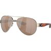 Rose Gold-Light Tortoise Temples/Silver Mirror 580P