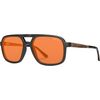 Matte Black/HD Plus Polarized Amber - Smokey Bear