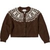 Callahan - Hanna Fair Isle Cardigan - Women's - Chocolate