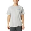 Cool Grey Heather/Vivid Blue Logo
