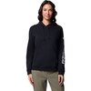 Columbia - Trek Graphic Hoodie - Women's - Black/Gem Columbia Sleeve