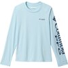 Columbia - Tidal Tee Long-Sleeve T-Shirt - Toddler Girls' - Marine Light/Nocturnal Logo