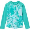 Columbia - Sandy Shores Printed Long-Sleeve Sunguard - Toddlers' - Dolphin Botaniflage/Dolphin
