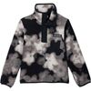 Columbia - Helvetia II Printed 1/2-Snap Fleece Jacket - Kids' - Black Dyeflower/Black