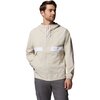 Columbia - Spire Valley Hooded Windbreaker - Men's - Dark Stone/White