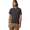 Columbia - Parsons Point Back Graphic T-Shirt - Men's - Black Heather/Athletic Gem Badge