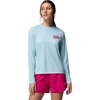 Columbia - Tidal Palm Waves Long-Sleeve T-Shirt - Women's - Marine Light/Flamingo Isle