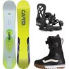 Capita - Mercury Snowboard + Union STR Binding + Vans Aura Pro Boot - Misc, Black, Black/White