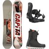 Capita - Indoor Survival w/ Reset + Force Snowboard Pkg - One/Blk/Blk