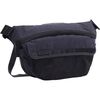 Black Canvas Leather