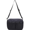 Black Canvas Leather