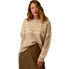 Carve Designs - Aria Fairisle Sweater - Women's - Linen Fairisle