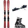 Defiance - Flash Jrs Ski + EL 4.5 Binding + Idea Up Boot - 2024 - Red/Blk/Blk/Silv