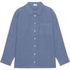 Donni - The Linen Relaxed Shirt - Women's - Lapis