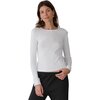 Donni - The Pointelle Long-Sleeve Top - Women's - Powder
