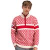 Raspberry/Off White