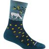 Darn Tough - Wild Life Lightweight Cushion Crew Sock - Women's - Dark Teal