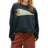 DAYDREAMER - El Capitan Flag Oversized Crew Sweatshirt - Women's - Vintage Black