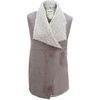 Dylan - Frosty Tipped Shearling Snap Vest - Women's
