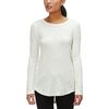 Dylan - Burnout Waffle Hi-Lo Thermal Crew Top - Women's