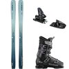 Elan - W Ripstick 88 + D11 GW + S/Pro Supra 80 Boot - 2026 - Blue,Solid Blk,Blk/Silv Met/Sweet Lav