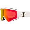 Matte White/Red Chrome+ BL Light Green