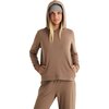 Free Fly - Lightweight Fleece Cropped Hoodie - Women's - Fossil