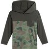 Free Fly - Colorblock Shade Hoodie - Toddlers' - Dark Forest/Vintage Camo Oil Green