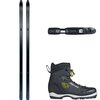 Fischer - Outback 68 Xtralite Touring Ski Package w/ Pole - Blue/Black/Grey/Black/White