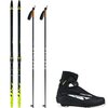 Fischer - Twin Skin Superlite CL Ski Package w/ Poles - Men's - Medium/Black/One Color